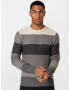 JACK & JONES Pulover 'Orion' gri / gri metalic / gri deschis / gri închis - Pled.ro