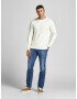 JACK & JONES Pulover 'Pannel' alb - Pled.ro