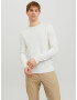 JACK & JONES Pulover 'Pannel' alb - Pled.ro