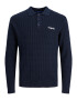 JACK & JONES Pulover 'Park' bleumarin / alb - Pled.ro