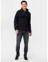 JACK & JONES Pulover 'PAUL' bleumarin / negru - Pled.ro