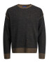 JACK & JONES Pulover 'REDIT' maro deschis / negru - Pled.ro