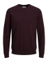 JACK & JONES Pulover roșu burgundy / negru - Pled.ro