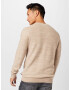 JACK & JONES Pulover 'Sal' bej / bej deschis - Pled.ro