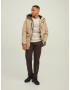 JACK & JONES Pulover 'SPORTY' bej / maro - Pled.ro