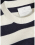 JACK & JONES Pulover 'SPRING' albastru noapte / alb - Pled.ro