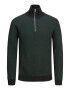 JACK & JONES Pulover verde pin - Pled.ro