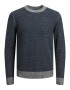 JACK & JONES Pulover 'WILLOW' bleumarin / gri deschis - Pled.ro