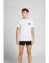 JACK & JONES Tricou alb - Pled.ro