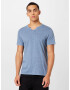 JACK & JONES Tricou albastru amestec - Pled.ro