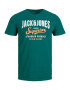 JACK & JONES Tricou albastru marin / galben auriu / verde închis / alb - Pled.ro