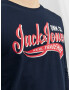 JACK & JONES Tricou albastru / roșu / alb - Pled.ro