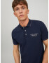 JACK & JONES Tricou 'Archie' bleumarin / alb - Pled.ro