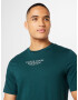 JACK & JONES Tricou 'Archie' verde petrol / alb - Pled.ro