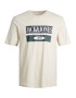 JACK & JONES Tricou 'ARTHUR' bej / negru - Pled.ro