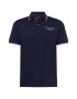 JACK & JONES Tricou 'ASTON' bleumarin / roșu intens / alb - Pled.ro