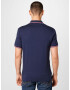 JACK & JONES Tricou 'ASTON' bleumarin / roșu intens / alb - Pled.ro