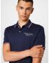 JACK & JONES Tricou 'ASTON' bleumarin / roșu intens / alb - Pled.ro