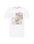 JACK & JONES Tricou bej / gri taupe / alb - Pled.ro