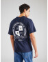 JACK & JONES Tricou bleumarin / alb - Pled.ro