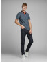 JACK & JONES Tricou 'Paulos' albastru noapte / albastru amestec / roșu / alb - Pled.ro