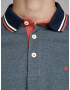 JACK & JONES Tricou 'Paulos' albastru noapte / albastru amestec / roșu / alb - Pled.ro