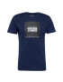 JACK & JONES Tricou bleumarin / negru / alb - Pled.ro