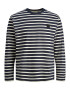 JACK & JONES Tricou bleumarin / negru / alb - Pled.ro