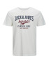 JACK & JONES Tricou bleumarin / roşu închis / alb - Pled.ro