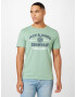 JACK & JONES Tricou bleumarin / verde mentă / alb - Pled.ro