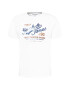 JACK & JONES Tricou 'BLUBOOSTER' bleumarin / sângeriu / alb - Pled.ro