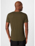 JACK & JONES Tricou 'BLUBOOSTER' oliv / alb - Pled.ro