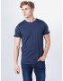 JACK & JONES Tricou 'BORO' albastru închis / alb - Pled.ro