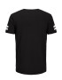 JACK & JONES Tricou 'Boro' negru / alb - Pled.ro