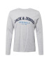 JACK & JONES Tricou 'BRAD' bleumarin / albastru deschis / gri deschis - Pled.ro