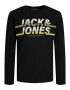 JACK & JONES Tricou 'Charles' galben citron / negru / alb - Pled.ro