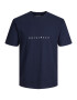 JACK & JONES Tricou 'Copenhagen' bleumarin / alb - Pled.ro