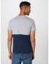 JACK & JONES Tricou 'COPENHAGEN' bleumarin / gri / alb - Pled.ro