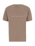 JACK & JONES Tricou 'COPENHAGEN' maro deschis / alb - Pled.ro