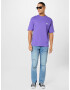 JACK & JONES Tricou 'EVERYDAY' albastru deschis / mov închis / alb - Pled.ro