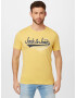 JACK & JONES Tricou galben / negru / alb - Pled.ro