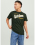 JACK & JONES Tricou galben / verde / alb - Pled.ro