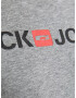 JACK & JONES Tricou gri amestecat / roșu pastel / negru - Pled.ro