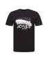 JACK & JONES Tricou gri / negru / alb - Pled.ro