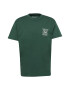 JACK & JONES Tricou 'HARLOW' verde închis / alb - Pled.ro