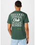 JACK & JONES Tricou 'HARLOW' verde închis / alb - Pled.ro