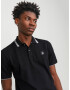 JACK & JONES Tricou 'HASS' negru / alb - Pled.ro