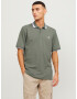 JACK & JONES Tricou 'HASS' verde pastel / alb - Pled.ro