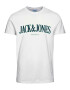 JACK & JONES Tricou 'HOOK' bleumarin / verde / roși aprins / alb - Pled.ro