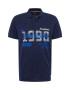 JACK & JONES Tricou 'LAKE' albastru / bleumarin / alb - Pled.ro